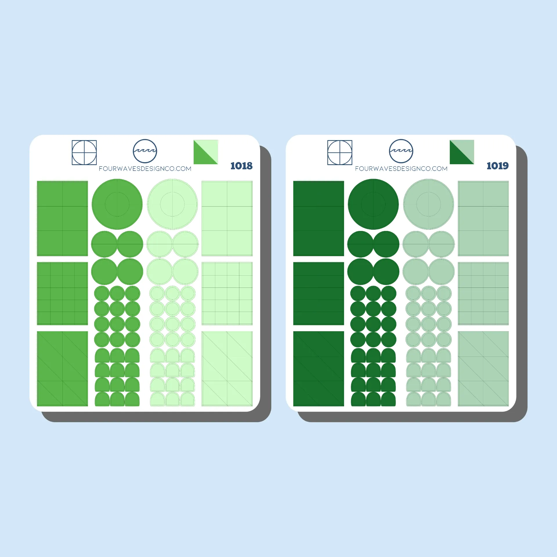 Crafty Sticker Duo (Set of 2 Sheets)